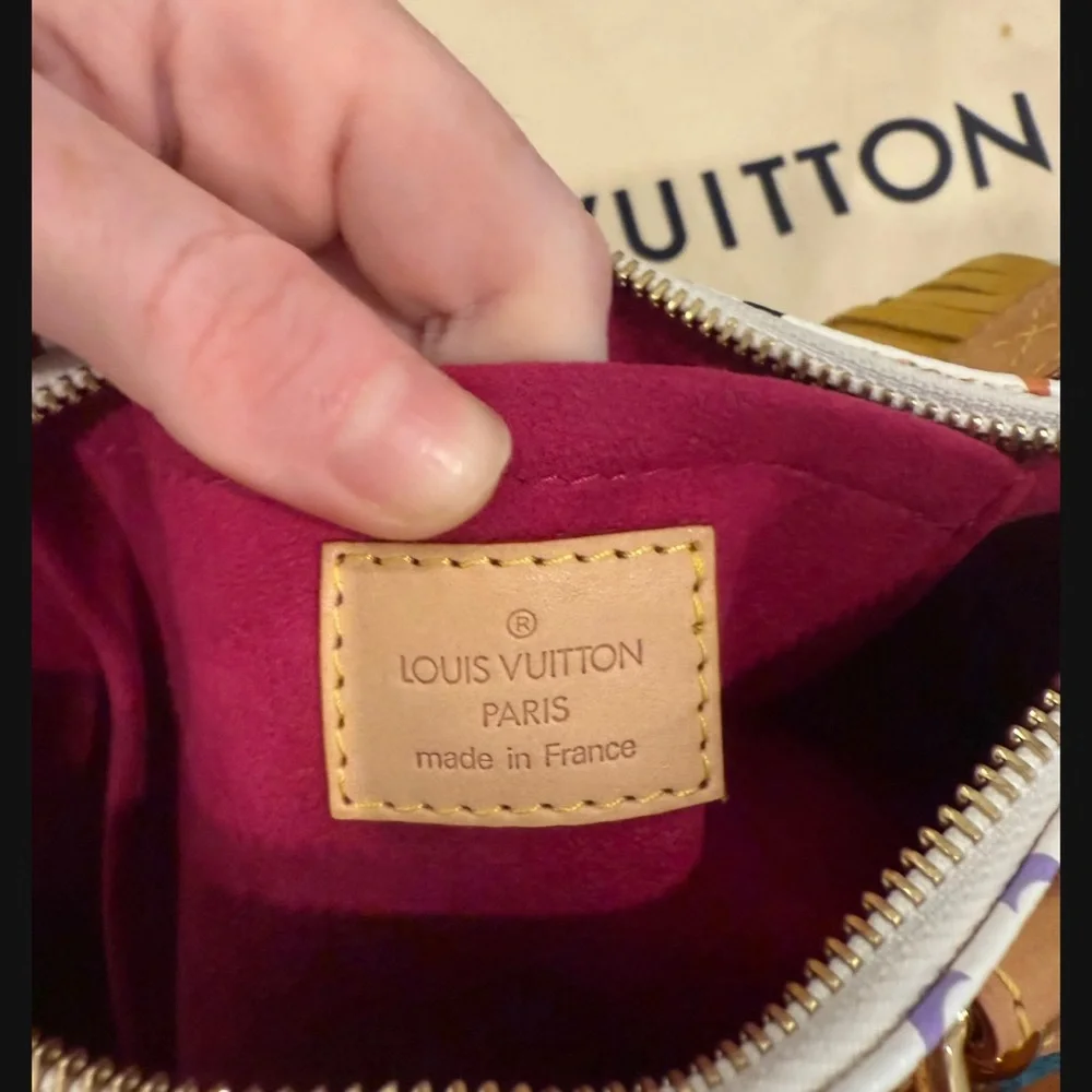 Louis Vuitton X Murakami Vintage Multicolor Fringe Speedy 25 Handbag - Picture 4 of 10